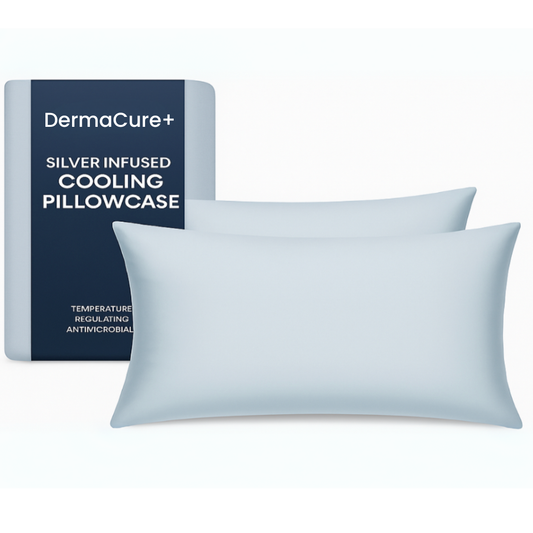 Anti-Microbial Silver Pillowcases (2-Pack)